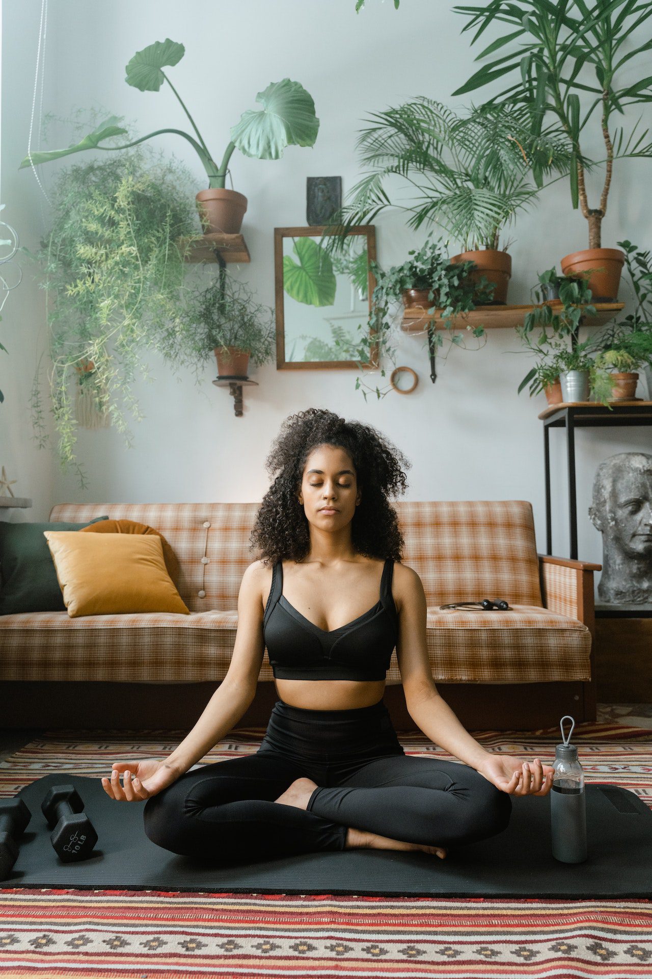 Photo of a Woman Meditating<br />
